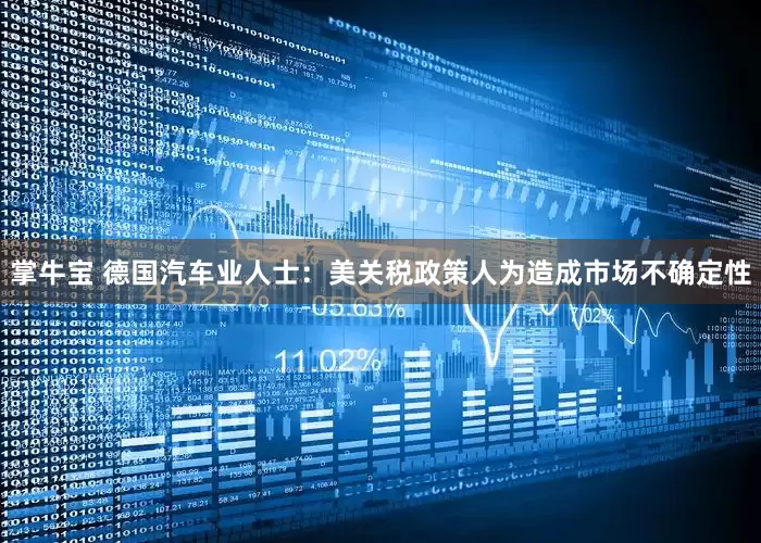 掌牛宝 德国汽车业人士：美关税政策人为造成市场不确定性
